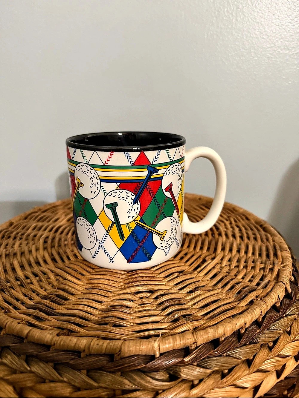 Flowers, Inc. Bogart, GA #678100. Mug in White & Multicolor Like New